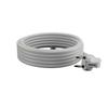 Przewód Zasilający Kabel Z Wtyczką Kątową 5M 3X1,5Mm2 Uni-Schuko Biały