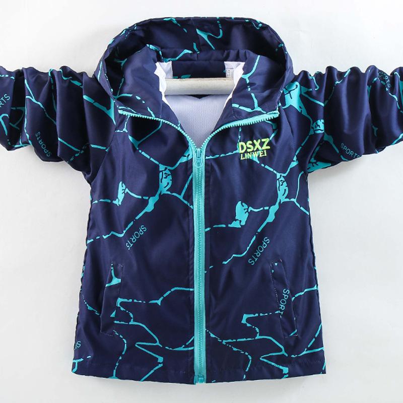 

Модная куртка для мальчиков, весна и осень, детская красивая ветрозащитная куртка 140cm