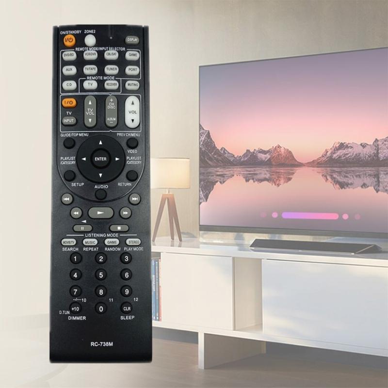Multifuntional Replacement Controller Remote Control  Easy Setup for HTRC160 TXNR607 TXSR607 Various Models Players
