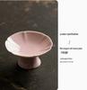 Chinese Style Ceramic Dessert Plate - Exquisite Small Tray for Mooncakes and Snacks, 2025 New Design
