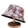 Double-Sided Printing Bear Printing Pattern Bucket Hat Summer Outdoor Shading And Sun Protection
