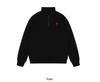 Men's Embroidered Half-Zip Stand Collar Hoodie 2024 - Comfortable, Versatile & Stylish for Autumn
