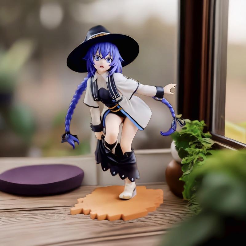 Anime duty-free reincarnation, Rocky figure, dress-up scene, other world magician chassis, car ornament gift