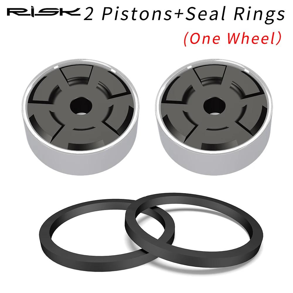 

RISK Hydraulic Brake Caliper Piston Repair Kit for Shimano M7000 M7100 M8000 M8100 M9100 RS785, MTB Road Oil Disc Seal Kit 1 pair Piston