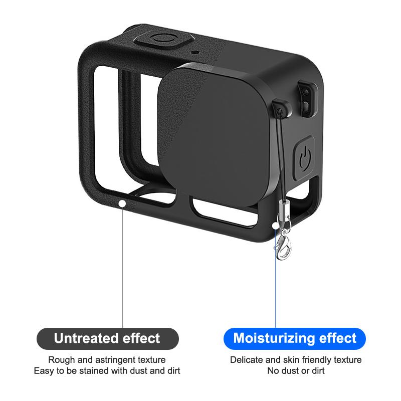 4Pc/Set Silicone Case For Gopro Hero 13 Camera Lens Protective Cover 1Set Glass Screen Protector Film Lens Cap Accessories Kit