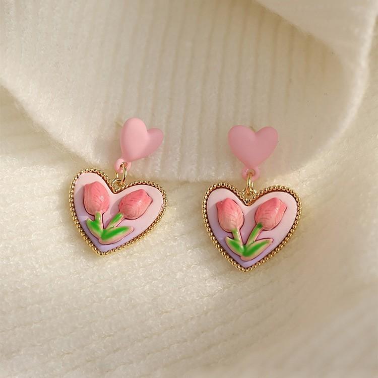 Early Spring Earrings~ Temperament Sweet and Versatile Earrings Senior Celebrity Gentle Earrings