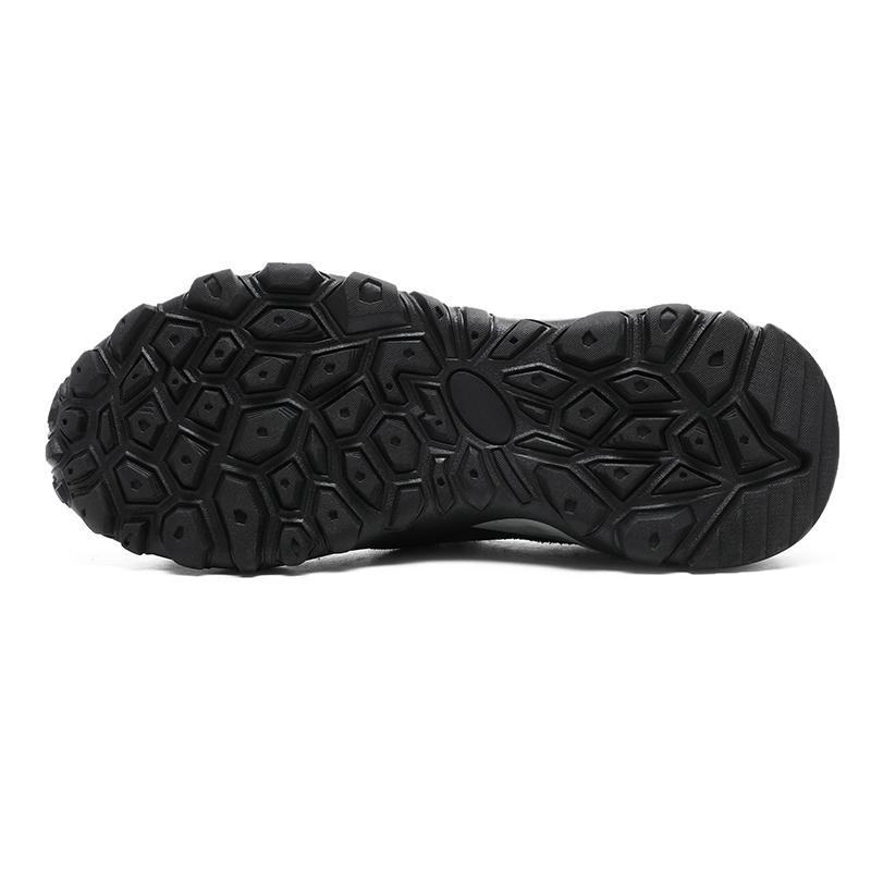 New High Quality Men Hiking Shoes Durable Leather Climbing Shoes Outdoor Walking Sneakers Rubber Sole Factory Outlet Big Size