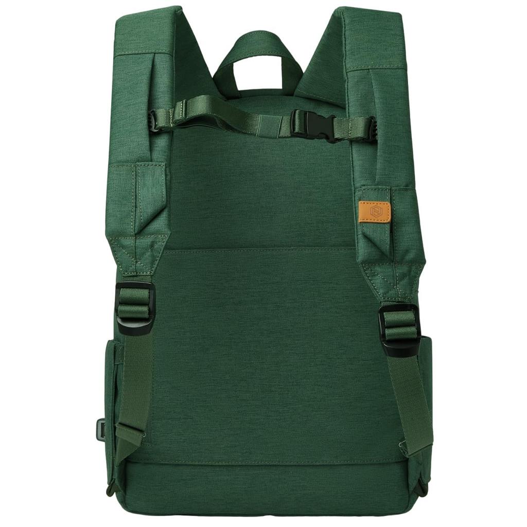 Nordace Siena Pro Classic Backpack - 13.3-inch Laptop Backpack, 18L Daily Backpack for Travel, Everyday Use, and Work, Green, Normal, Daypack