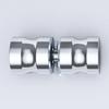 Home Bathroom Shower Door Handle Knob Single Groove Aluminum Alloy Chrome Plated Door Knob Shower Cabinet Handle Doorknobs