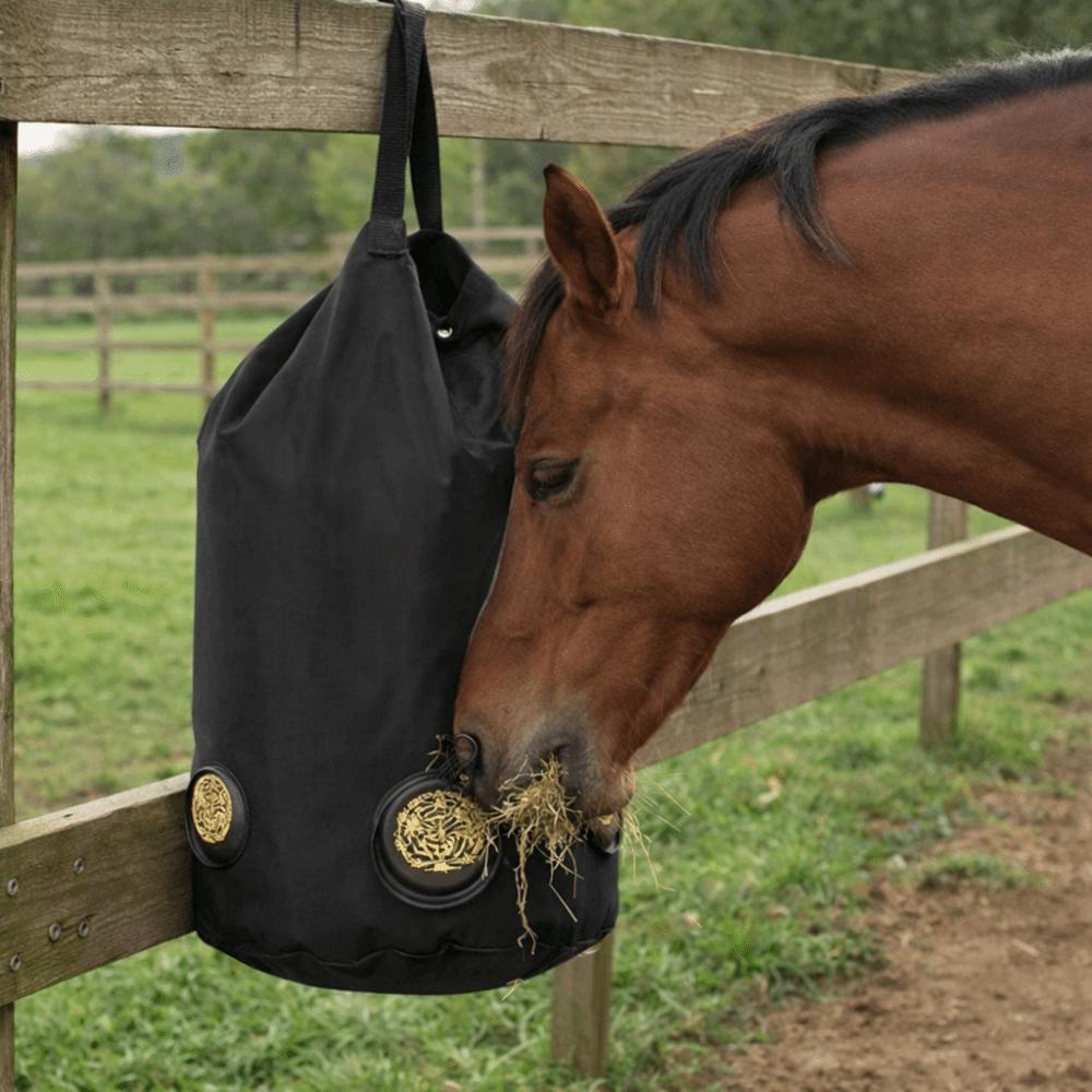Portable Large Capacity Hay Storage Bag Waterproof Moisture-proof Horse Hay Bag Oxford Cloth Breathable Hay Feed Bag Stables Use