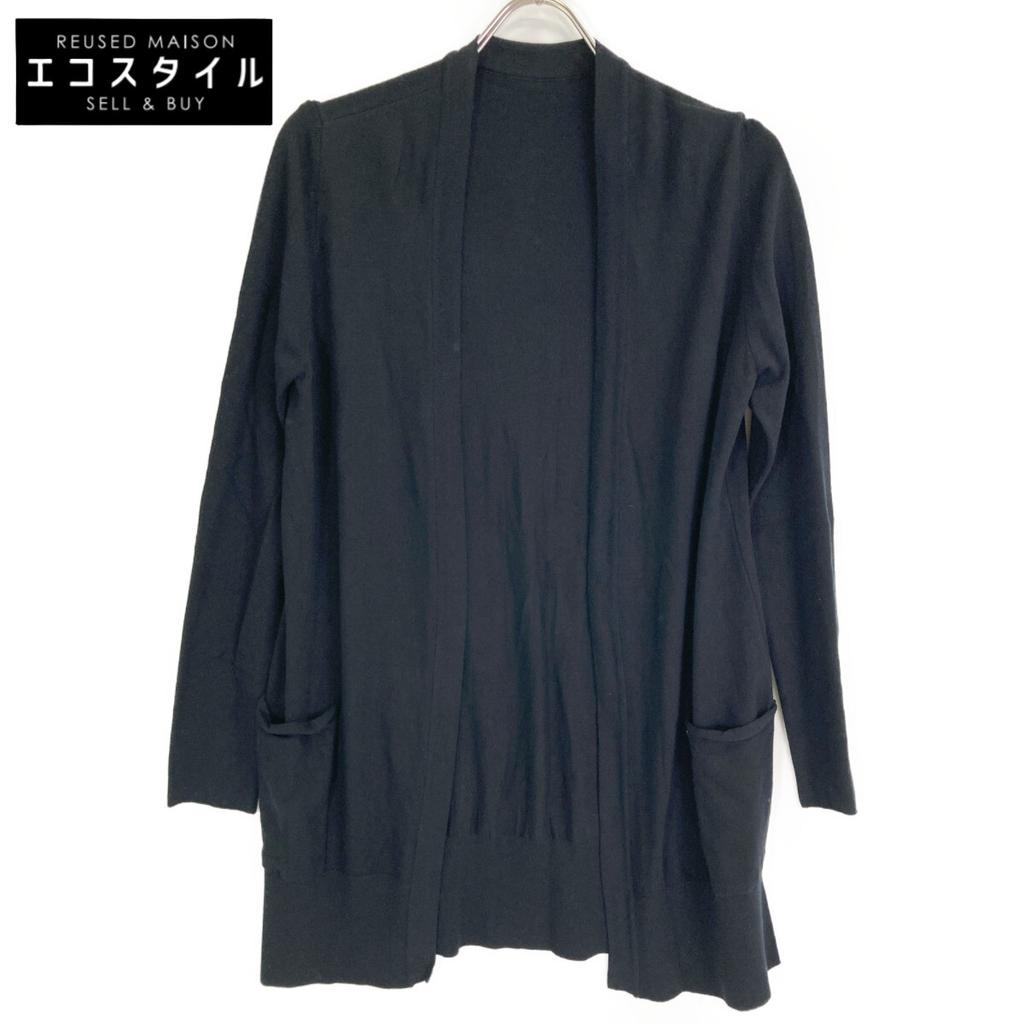 FOXEY NEW YORK Black 33105 Always Long Cardigan tops Not written blackUsed