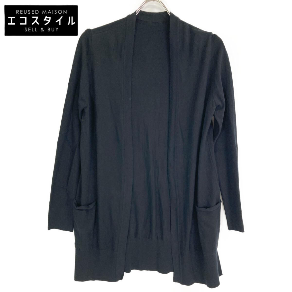 

FOXEY NEW YORK Black 33105 Always Long Cardigan tops Not written blackUsed