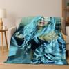 3D Karol G Singer Carolina G Art Flannel Blanket,Cozy Soft Throw Blanket for Home Bedroom Bed Sofa Picnic Office Cover Gift