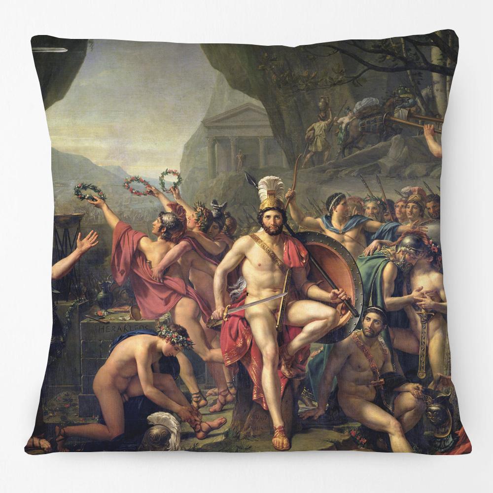Oil Painting The Emperor Napoleon Cushion Covers European Neoclassicism Retro Vintage Portrait Pillow Case