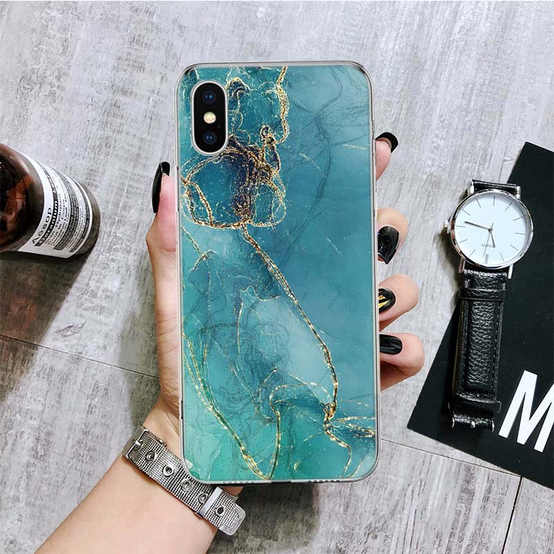 

Модный золотой розовый геометрический мраморный чехол для телефона iPhone 11 12 13 14 Pro XS XR X Max 7 8 6 6S Plus Mini + 5 SE Pattern Customize iPhone 7 Plus