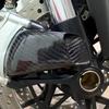Carbon Fiber 100MM Motor Front Caliper Radiator Cover Air Ducts Brake Cooling For APRILIA RSV4 TUONO V4 Dorsoduro 900 1000 1200