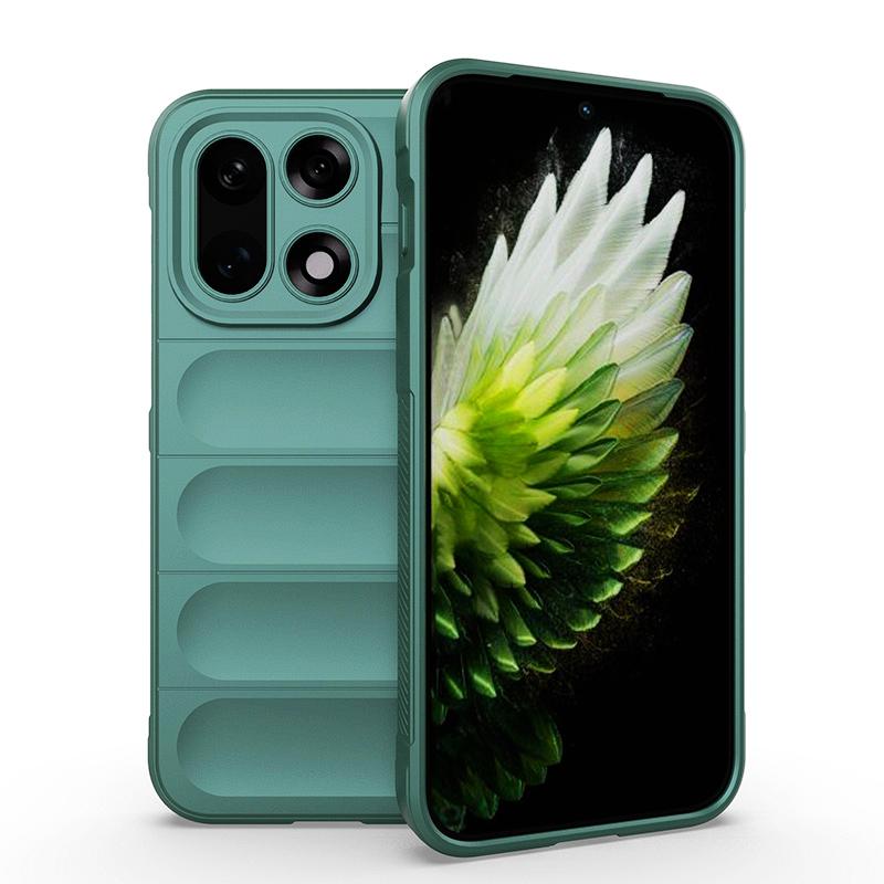 KEYSION Heavy Duty Shockproof Matte Phone Case for OnePlus 15 5G Anti-skid Soft Silicone Phone Back Cover for One Plus 1+15