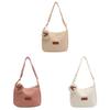 Light Corduroy Tote Bag For Students Large Capacity Casual Shoulder Purse