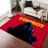 Singer T-The Hot W-Weeknd Floor Mat Cozy Flannel Soft Thick Non-Slip Mat For Living Room Bedroom Kitchen Decor Rugs
