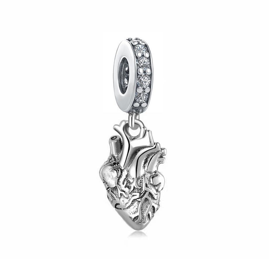 New Original Copper Plated Nurse Stethoscop Pendant Charm Beads Fit Pendant Charms Bracelet For Women Diy Jewelry