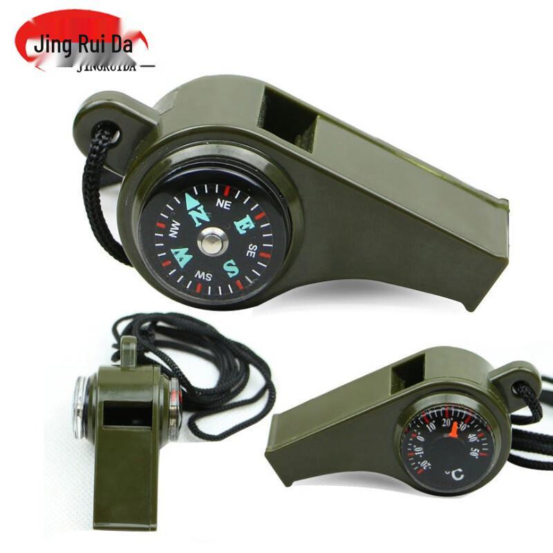 JINGRUIDA Outdoor Multi-function 3-in-1 Whistle