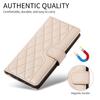 Etui Portfelowe ze Skóry Rhombus z Paskiem na Telefon dla Realme 15 Pro 5G/Realme 15 5G