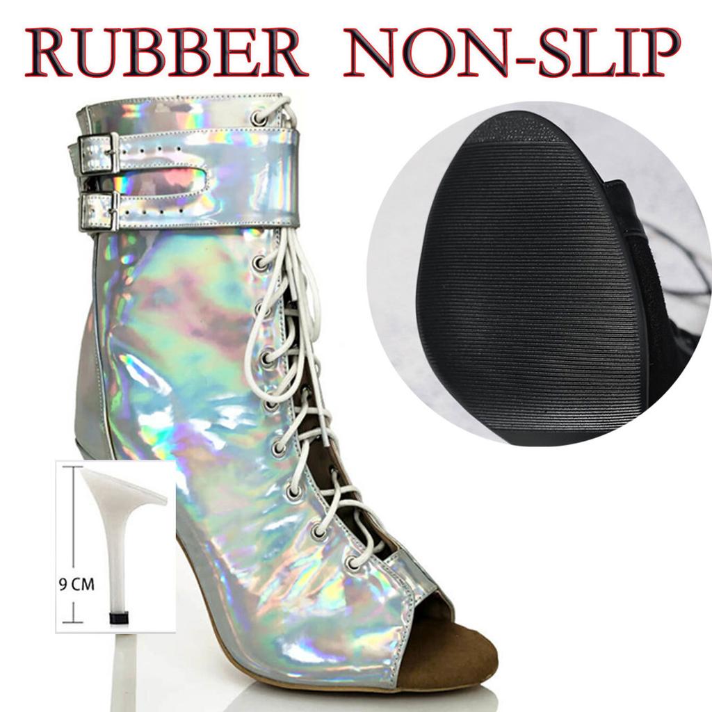 Jazzové boty Luxusní Dámské Pohodlné Prodyšné Plesové Venkovní Latinské Sexy Na Jehlových Podpatcích Vysoké Podpatky Pantofle