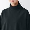 MUJI Women's Yak Blend Turtleneck Sweatshirt BBT47A2A Black Free Size