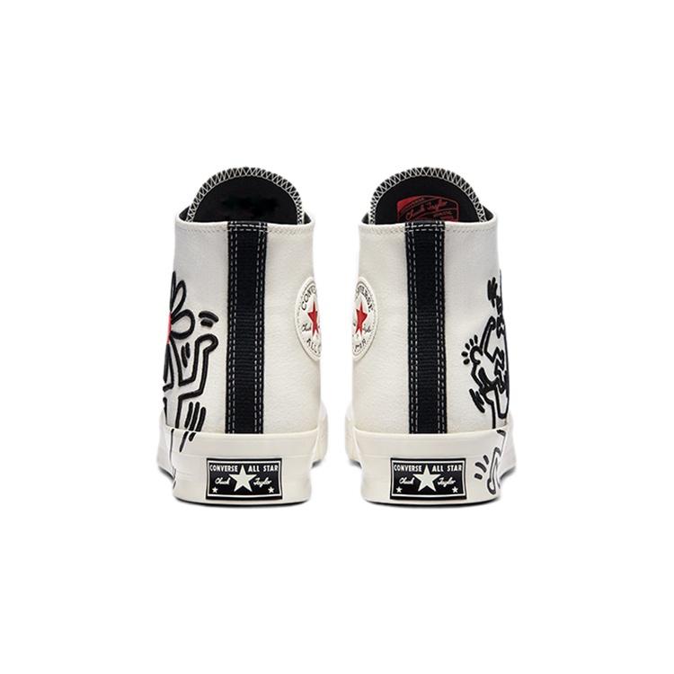 Keith Haring x Converse Chuck 70 High Tops Egret White 'Egret Black Red' Men's 171858C