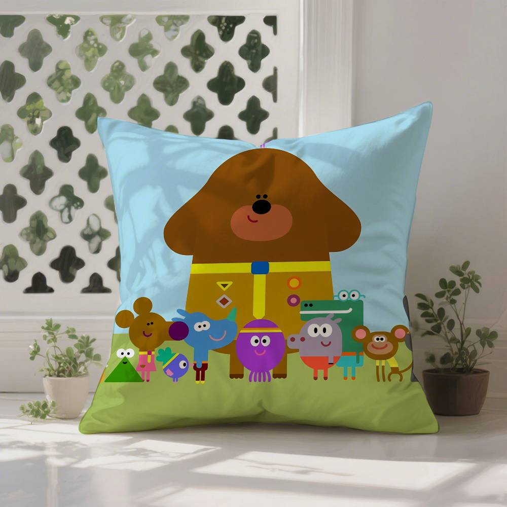 

H-Hey D-DuggeeS CARTOON Pillowcases: Let It Snow, Merry & Bright Room Home Decoration 12x12Inch