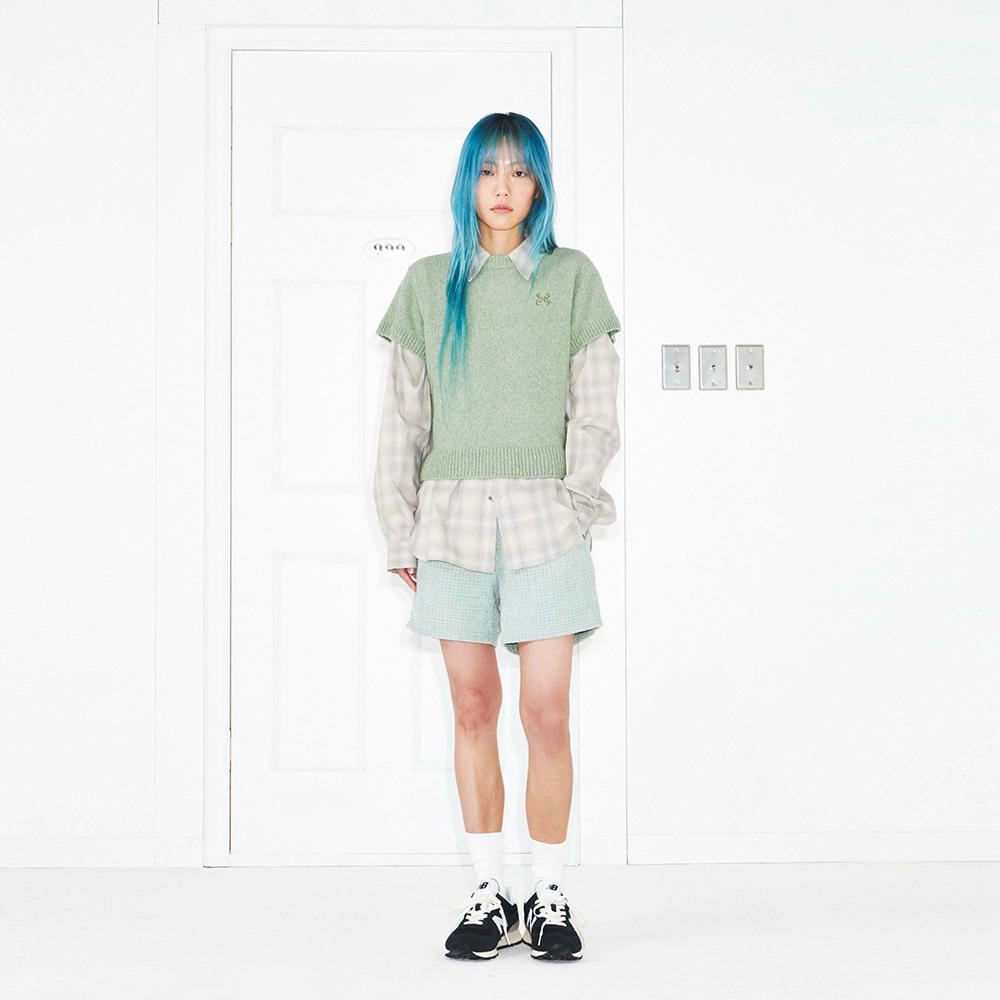 999Hyumeoniti Terry Boucle Short Sleeve (Apple Green)