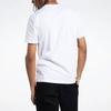 Reebok CL F Vector Tee Letter Logo Print Breathable Crew Neck Short Sleeve T-Shirt Unisex Tops White FK2655