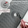 Non-Slip Sink Draining Pad S/M/L Water Drip Catcher Tray Silicone Faucet Mat  Dishwashing Area