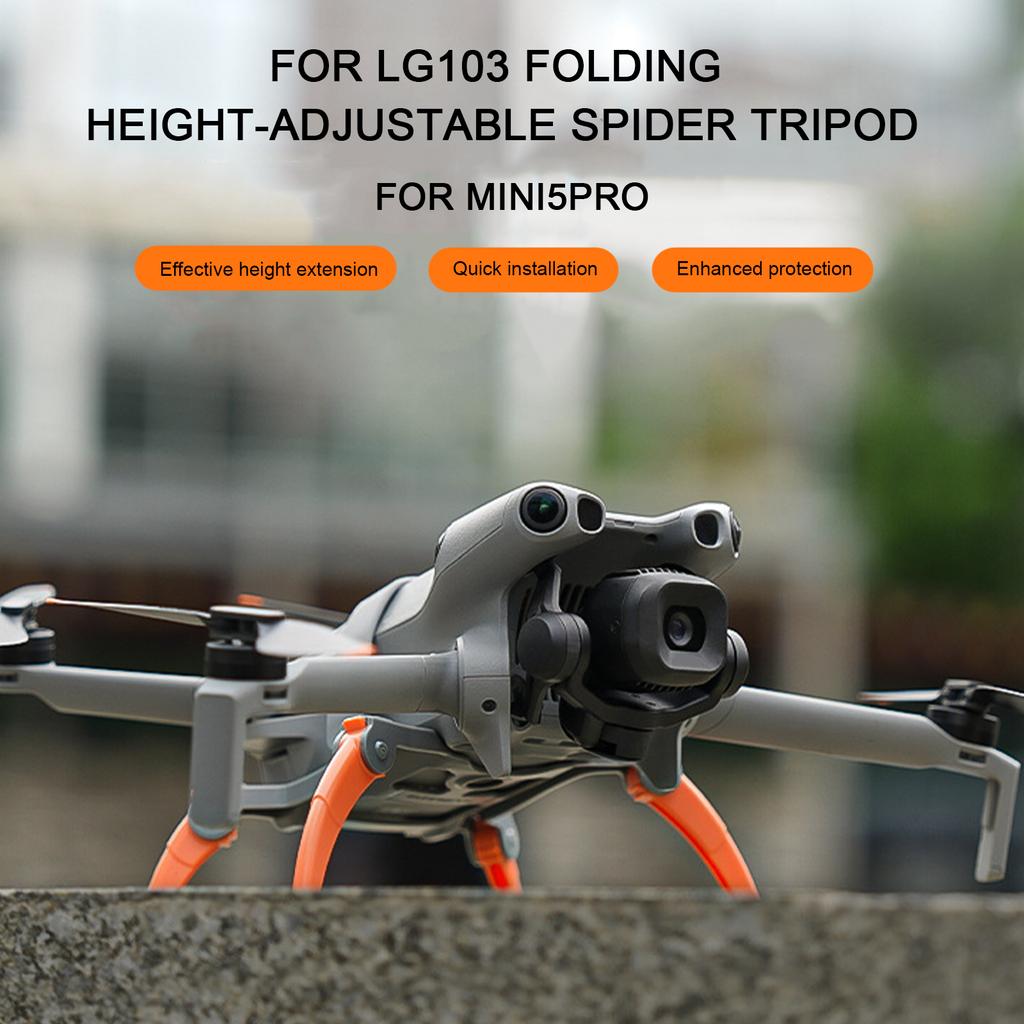 Foldable Landing Gear For DJI Mini 5 Pro Drone Lightweight Height Extended Leg Protector Mount Support for DJI Mini 5 Pro