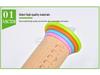 Adjustable Beech Wood Rolling Pin with Christmas Scale for Dough