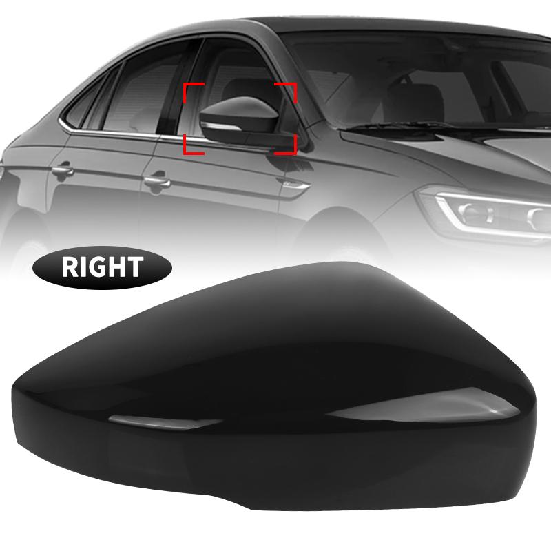 Left Right Rearview Mirror Shell For VW Polo 6R 6C 2009 2010 2011 2012 2013 2014 2015 2016-2018 US Door Wing Mirror Cover Cap