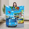 Tayo The Little Bus Blanket Multiple Sizes Cozy and Lightweight Throw Blankets for Couch Sofa and Bed