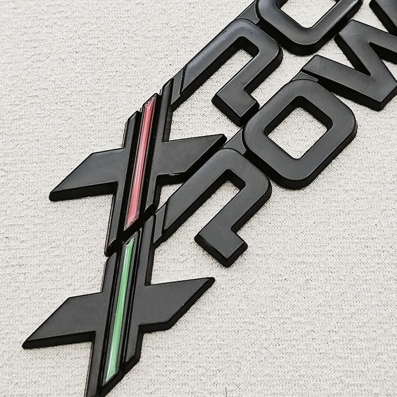 3D Metal Car Sticker Rear Trunk Badge Logo X POWER Sticker Side Fender Emblem For MG MG6 MG5 l MG4 MG3 Tail Exterior Accessories