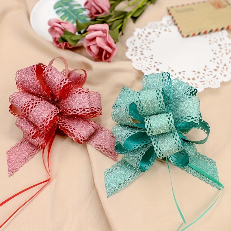 3pcs Children's Birthday Gift Packaging Ribbon Ribbon Wedding Car Wedding Ribbon Wedding Room Decoration Flower Ball.