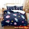 3D Print Cartoon BabyRiki Bedding Set Boys Girls Twin Queen King Size Duvet Cover Pillowcase Bed Boys Adult Home Textileextile