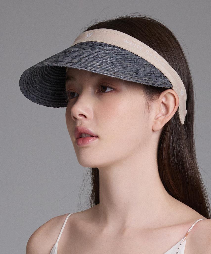 Hwaiteusaenjeu Natural Raffia Sun Cap Petra (8 Colors)