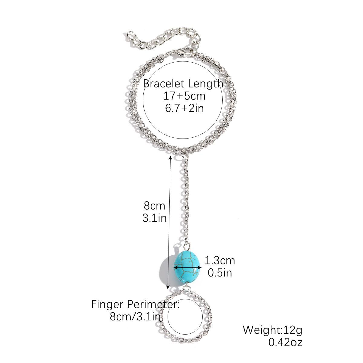 

Европейский и американский нишевый темперамент, кольцо-цепочка на палец, персонализированный трехслойный браслет на палец с пайетками и кристаллами