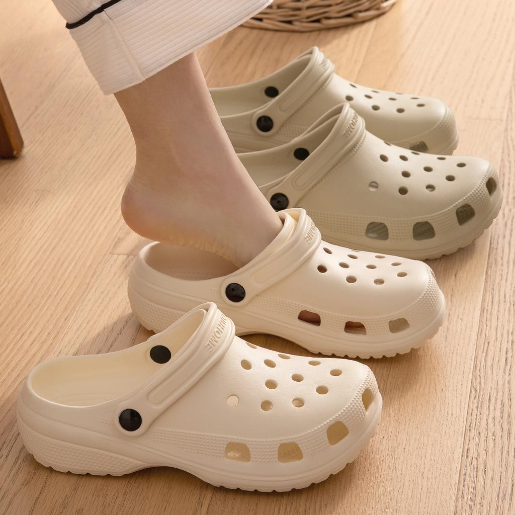 Platformové dámské dřeváky Boty Pláž Zahrada Silná podrážka Sandály Módní Lehké Protiskluzové Pantofle Vnitřní Venkovní Pánské Děrované boty
