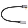 4K 100W PD 5A Right Angle Bend 90 Degree Gen 2 USB3.2 Type C Male to Female Extension Cord