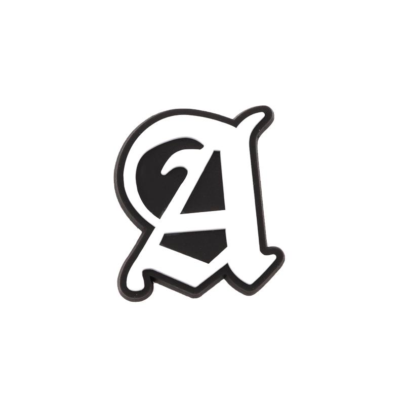 Maxun Old Alphabet Shoe Charms Letter Decoration for Clog Sandals Cute Grapheme Bracelet Party Accessories Favor 1 PCS