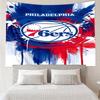 76ers Basketball Team Quick-Dry Tapestry Hanging for Bedroom,Livingroom, Playroom,Decor Art Room Wall Tapestry Holiday and Birthday Gifts