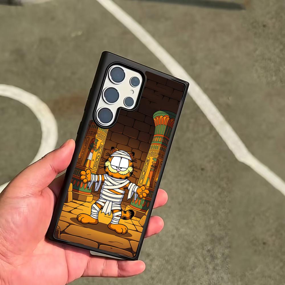 E-Garfield Phone Case For SAMSUNG Galaxy S26 S25 S24 S23 S22 S21 S20 FE Plus Ultra Cover