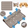 Haustiermatte Kühlend Wasserabsorbierend Haustierunterlage Faltbar Tragbar Tiermatte für Sommer