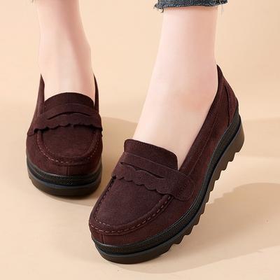 Mocassini Nuova Primavera 2025 Moda Donna Suola Chunky Ballerine Versatili Scarpe Casual Comode Taglie da Donna 35-41