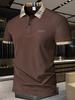 Men's Polo Shirt - Golf T Shirts Casual Short Sleeve Button Collar for Summer Outdoor Activities, Comfortably Fitted